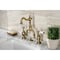 Kingston Brass Bridge Bathroom Faucet with Brass PopUp, Antique Brass KS7973BPL - alternate 6